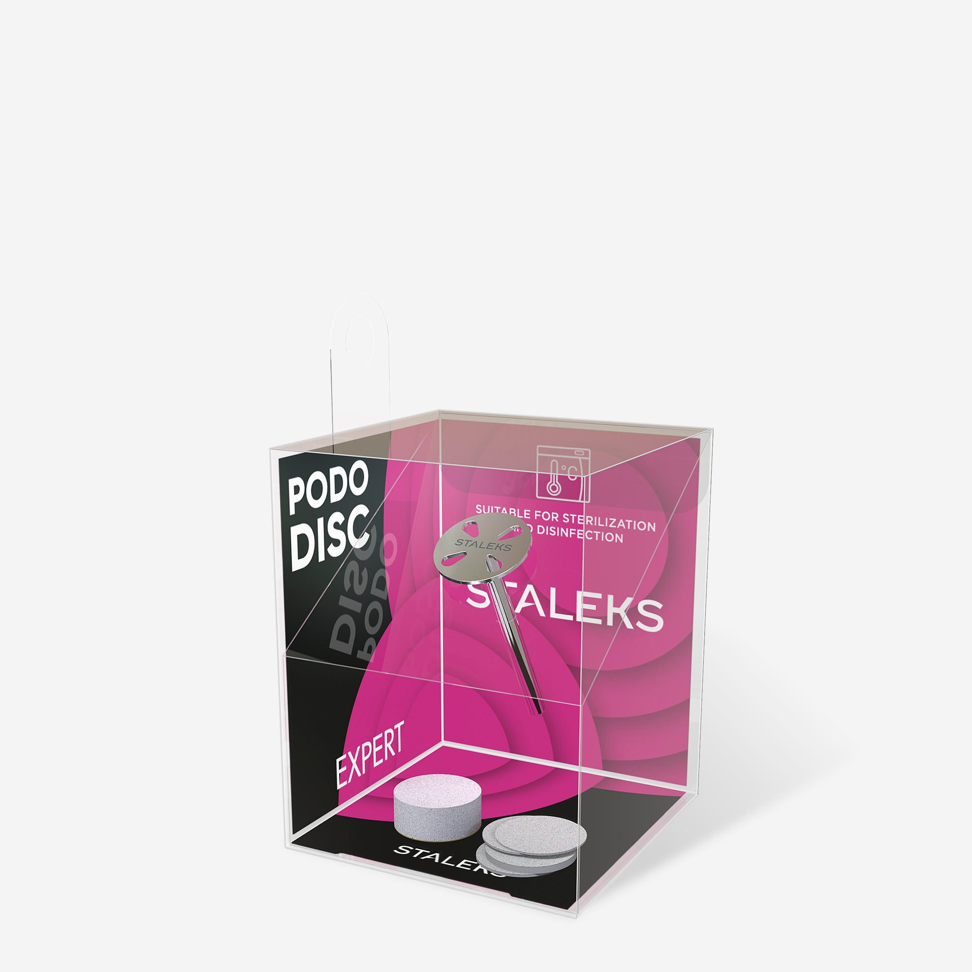 STALEKS EXPERT PODODISC XS Vahetatavate viilidega pediküüriketas, 180 grit 10 mm (5 tk)