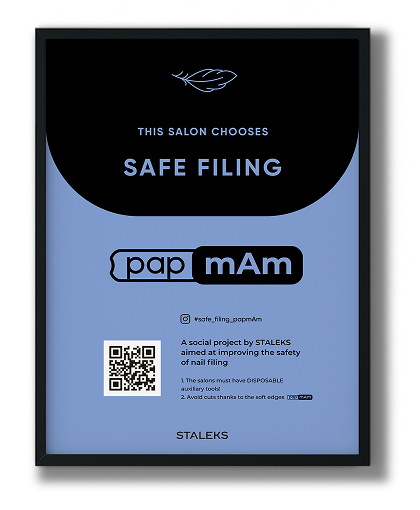 Certificate "Safe Filing" papmAm in a frame