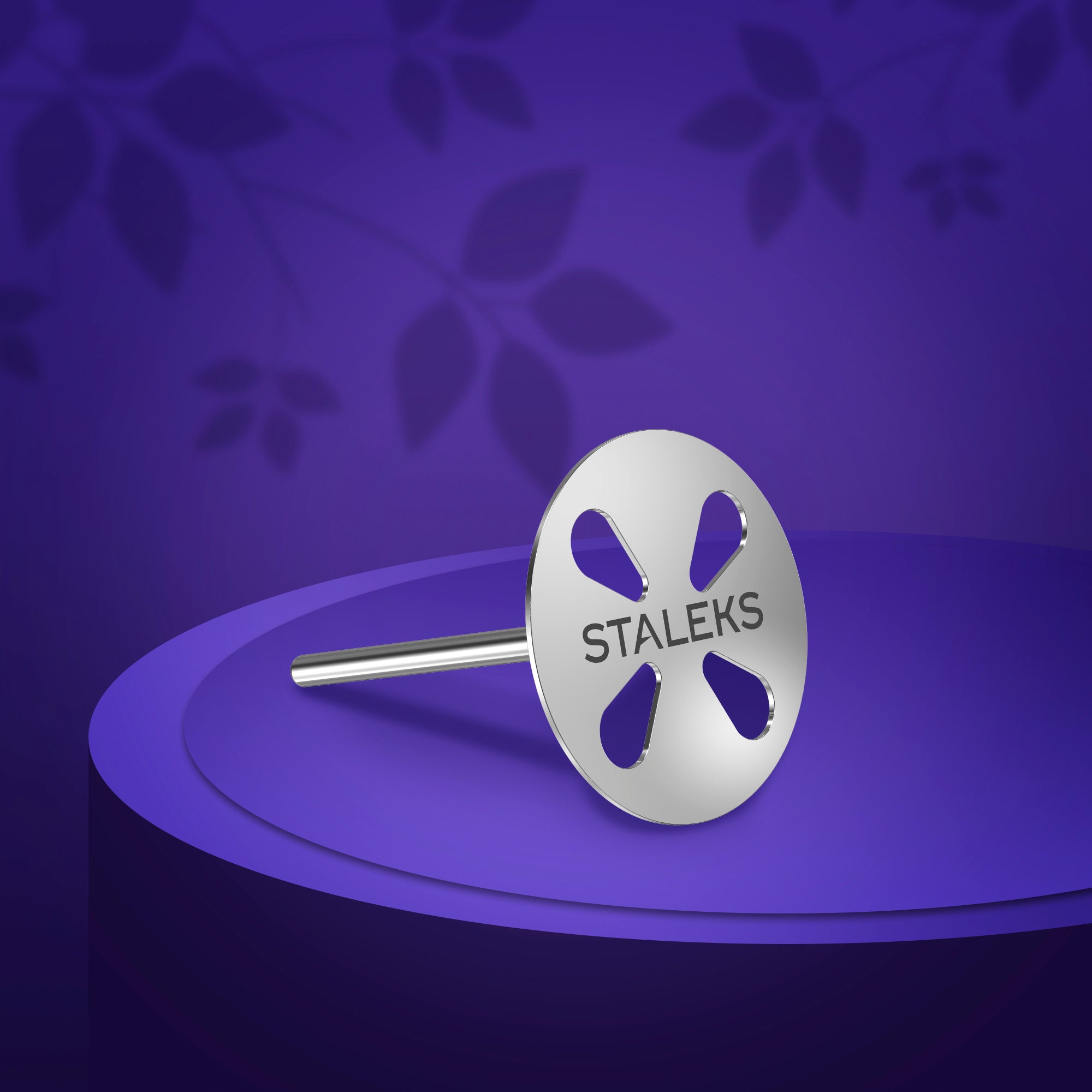 STALEKS EXPERT PODODISC L Disque de pédicure allongé avec limes de rechange, grain 180, 25 mm (5 pièces)