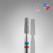 STALEKS EXPERT Deimantinė DUO freza „kūgis“ raudona-mėlyna, skersmuo 2,5 mm, darbinė dalis 8 mm
