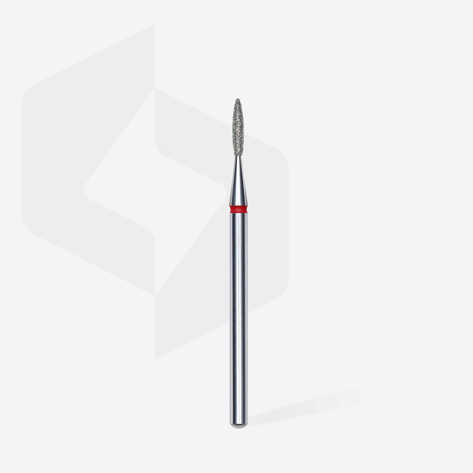 STALEKS EXPERT Freza diamantată «flacără» roșie, diametru 1,6 mm, partea activă 8 mm