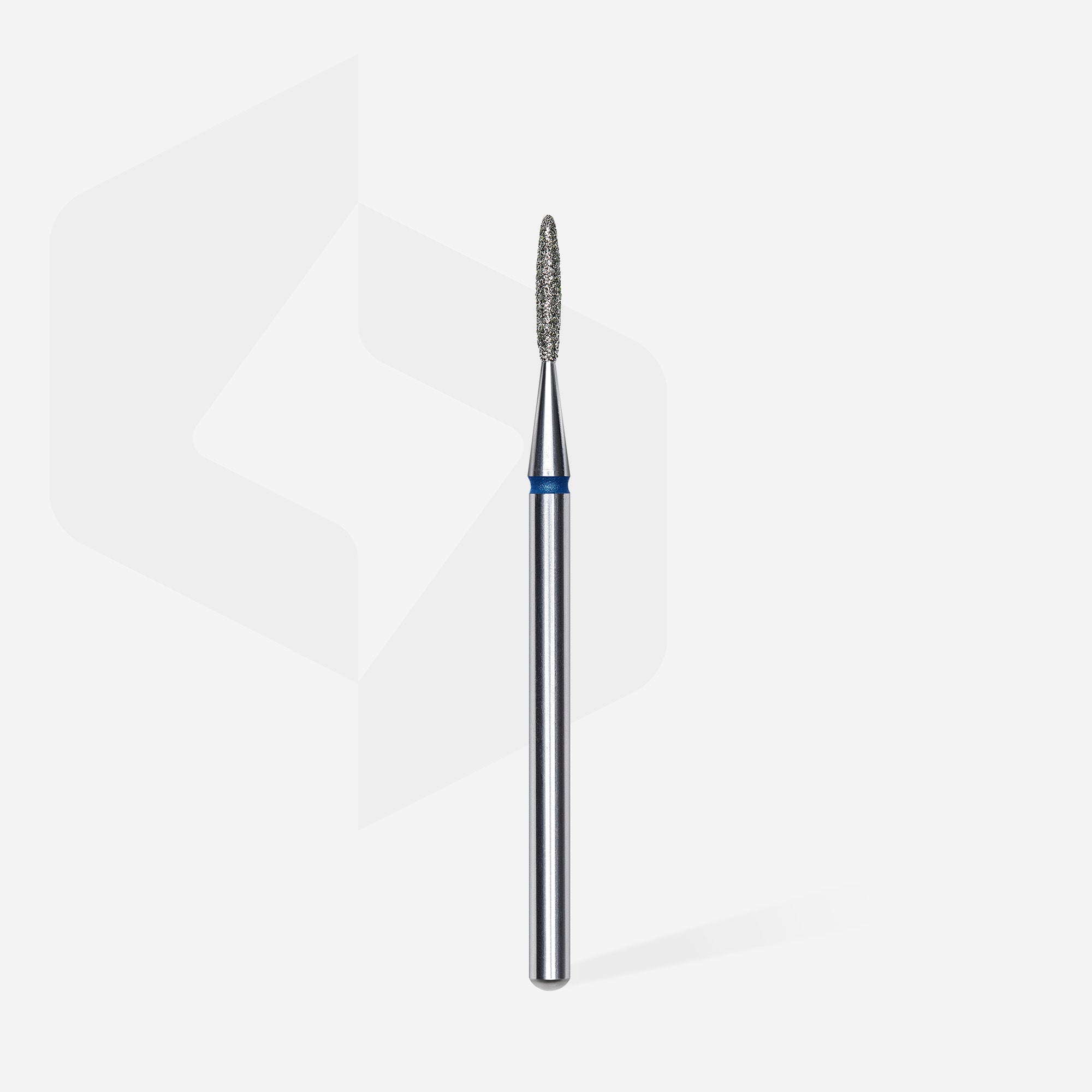 STALEKS EXPERT Diamantová fréza «Plameň» modrá, priemer 1,4 mm, pracovná časť 8 mm