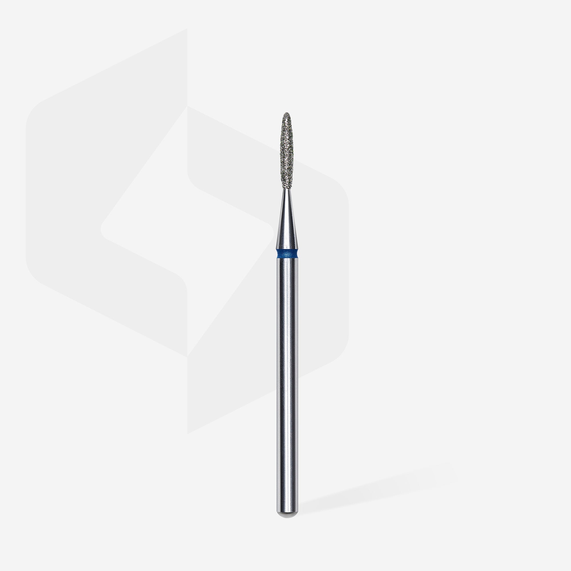 STALEKS EXPERT Diamond nail drill bit flame blue, head diameter 1,4 mm, working part 8 mm