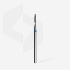 Diamond nail drill bit flame blue EXPERT head diameter 1,4 mm / working part 8 mm
