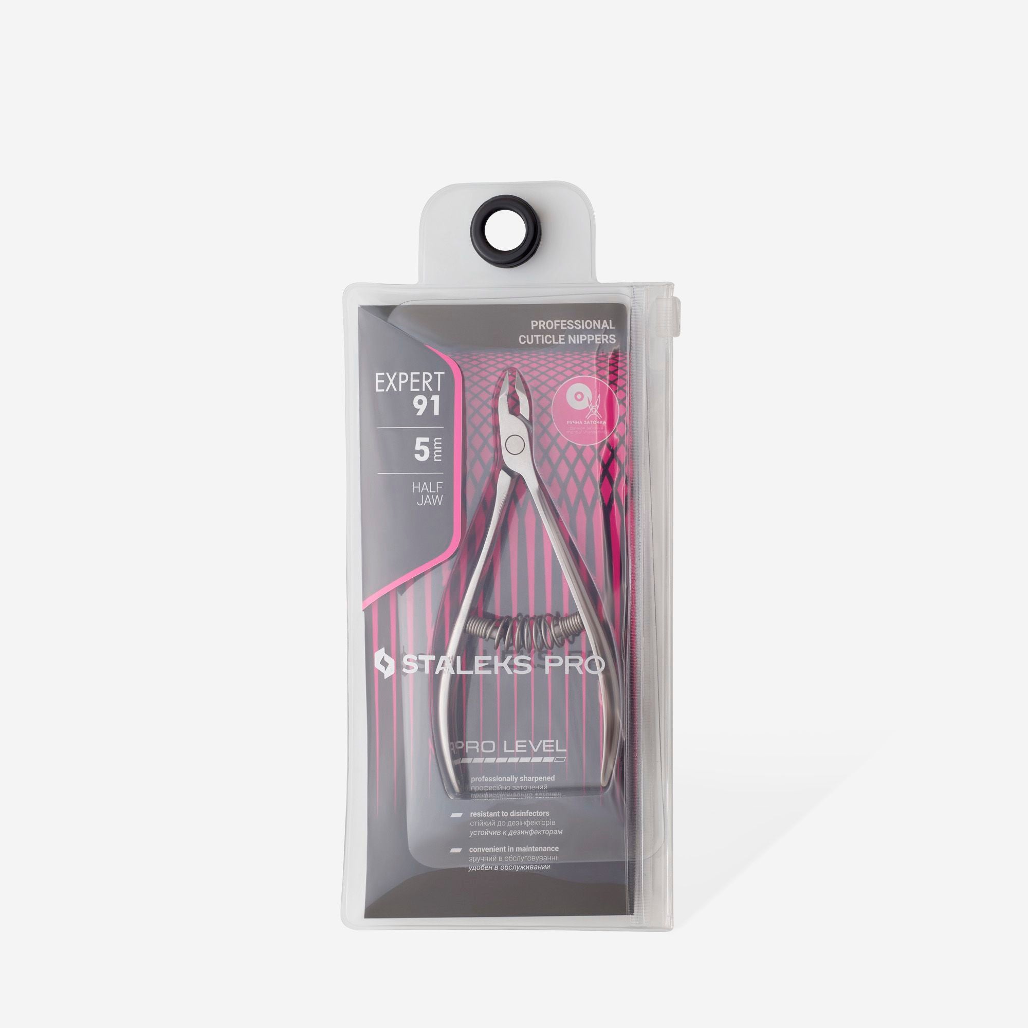 STALEKS EXPERT 91 Alicates profesionales para la piel, 5 mm
