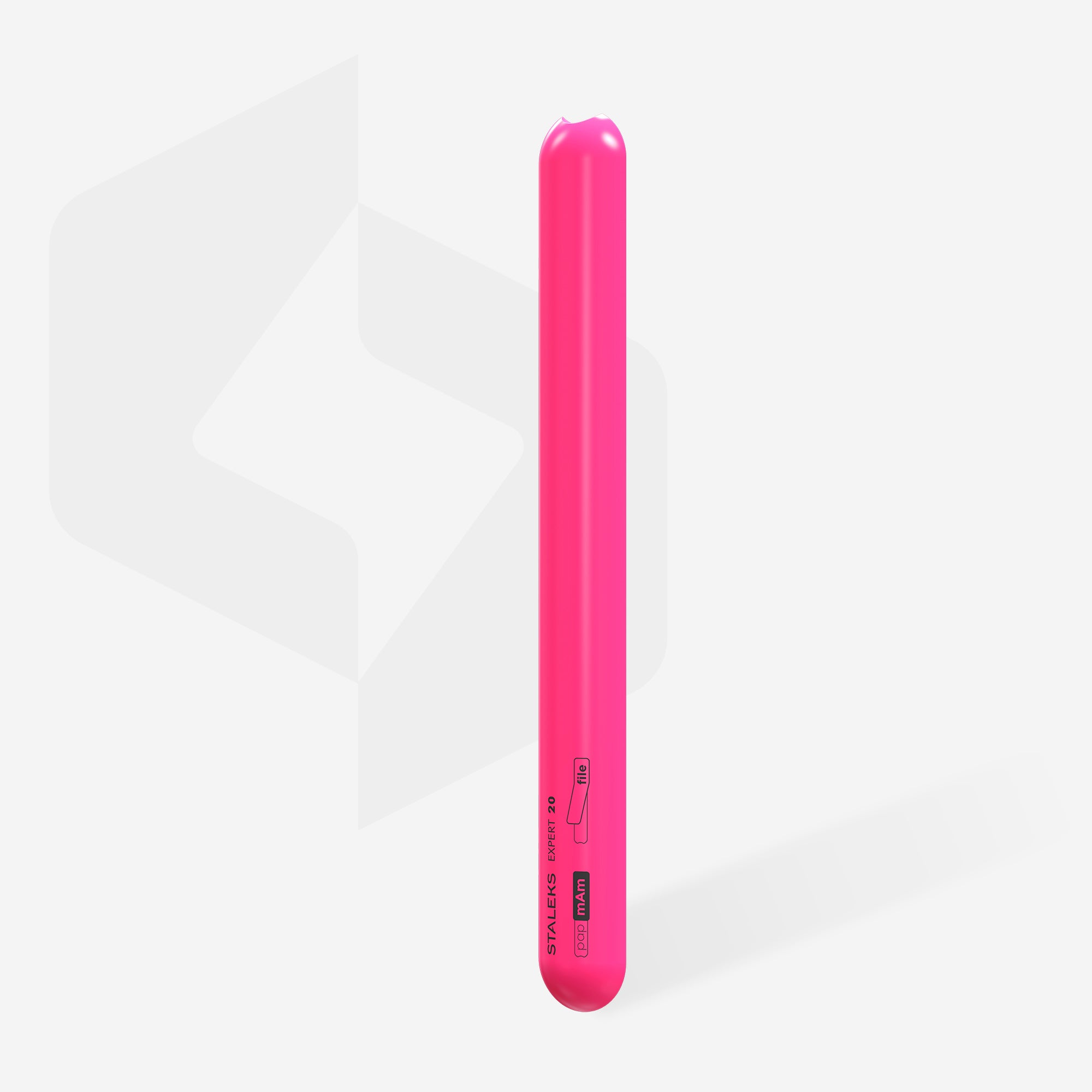 STALEKS EXPERT 20 Plastik kaldus sirge viilialus (162 mm)