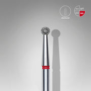 STALEKS EXPERT Elmas frez, top şeklinde, kırmızı, çap 2,7 mm