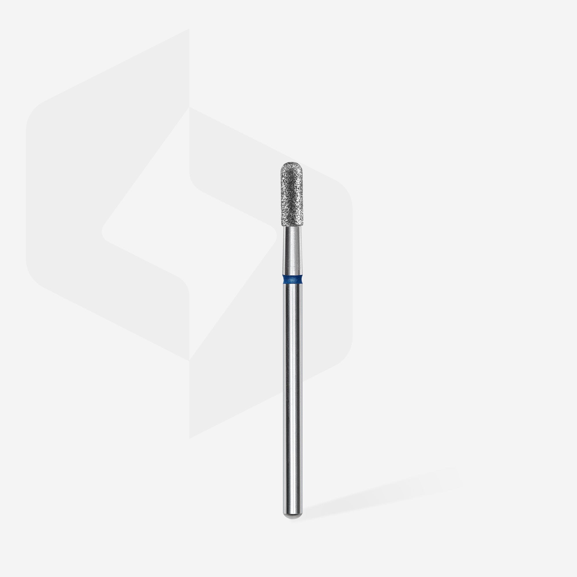 STALEKS EXPERT Freza diamantată «cilindru» rotunjită albastră, diametru 2,3 mm, partea activă 6,5 mm