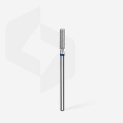 Diamond nail drill bit rounded cylinder blue EXPERT head diameter 2,5 mm / working part 10 mm