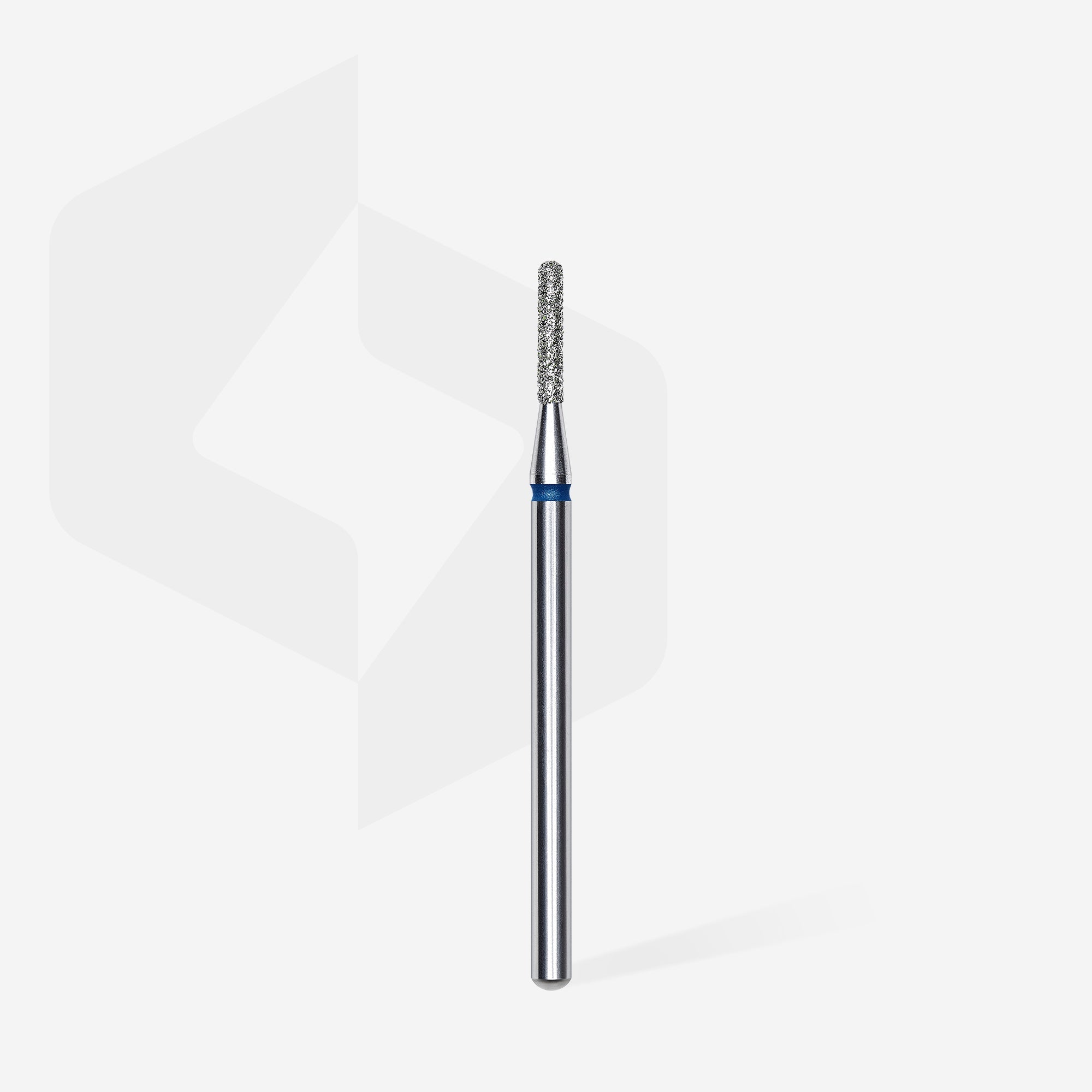 STALEKS EXPERT Freza diamantată «cilindru» rotunjită albastră, diametru 1,4 mm, partea de lucru 8 mm