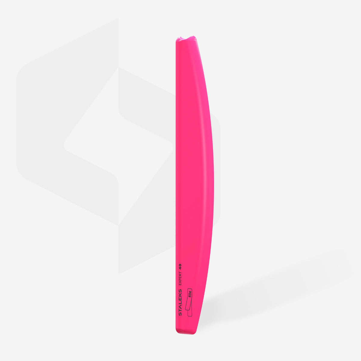 STALEKS EXPERT 40 Base para limas de plástico biselada en forma de media luna
