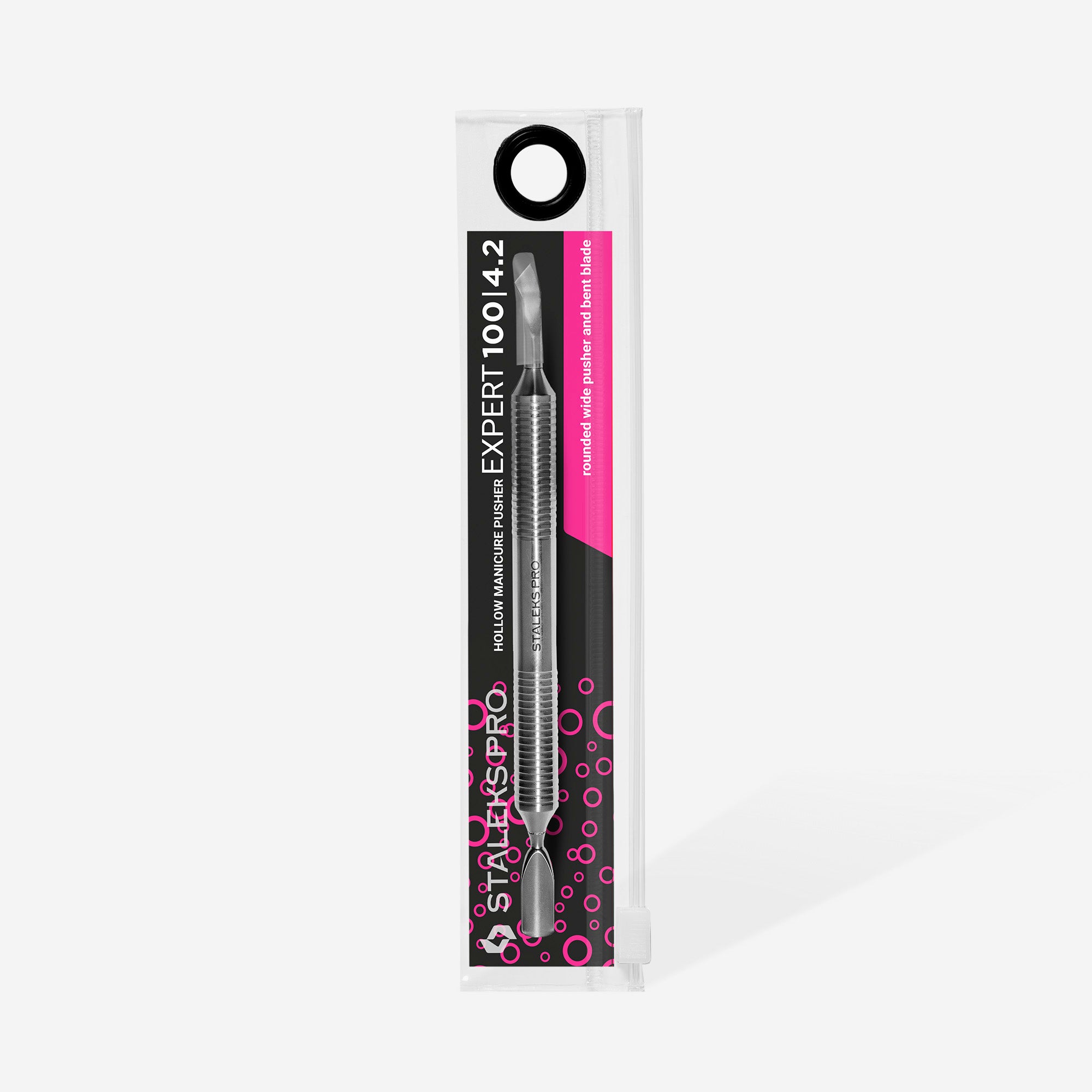 Cava Spatola Per Manicure EXPERT 100 TYPE 4.2  (Pusher Arrotondato + Lama Piegata)