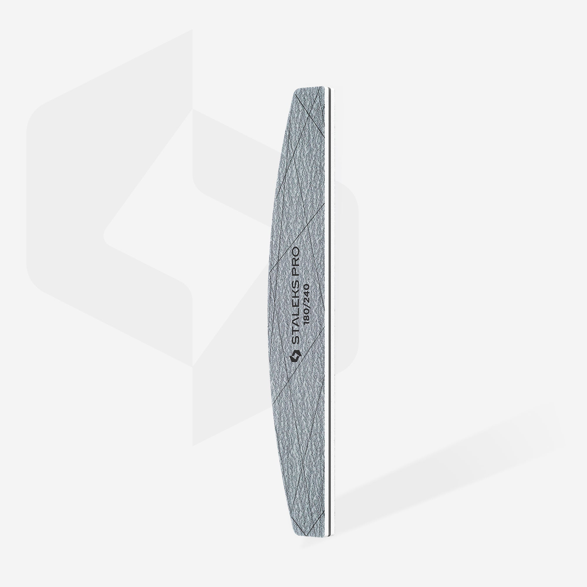 STALEKS SMART 40 Pilă minerală pentru unghii, semilună, granulație 180/240 (25 buc)