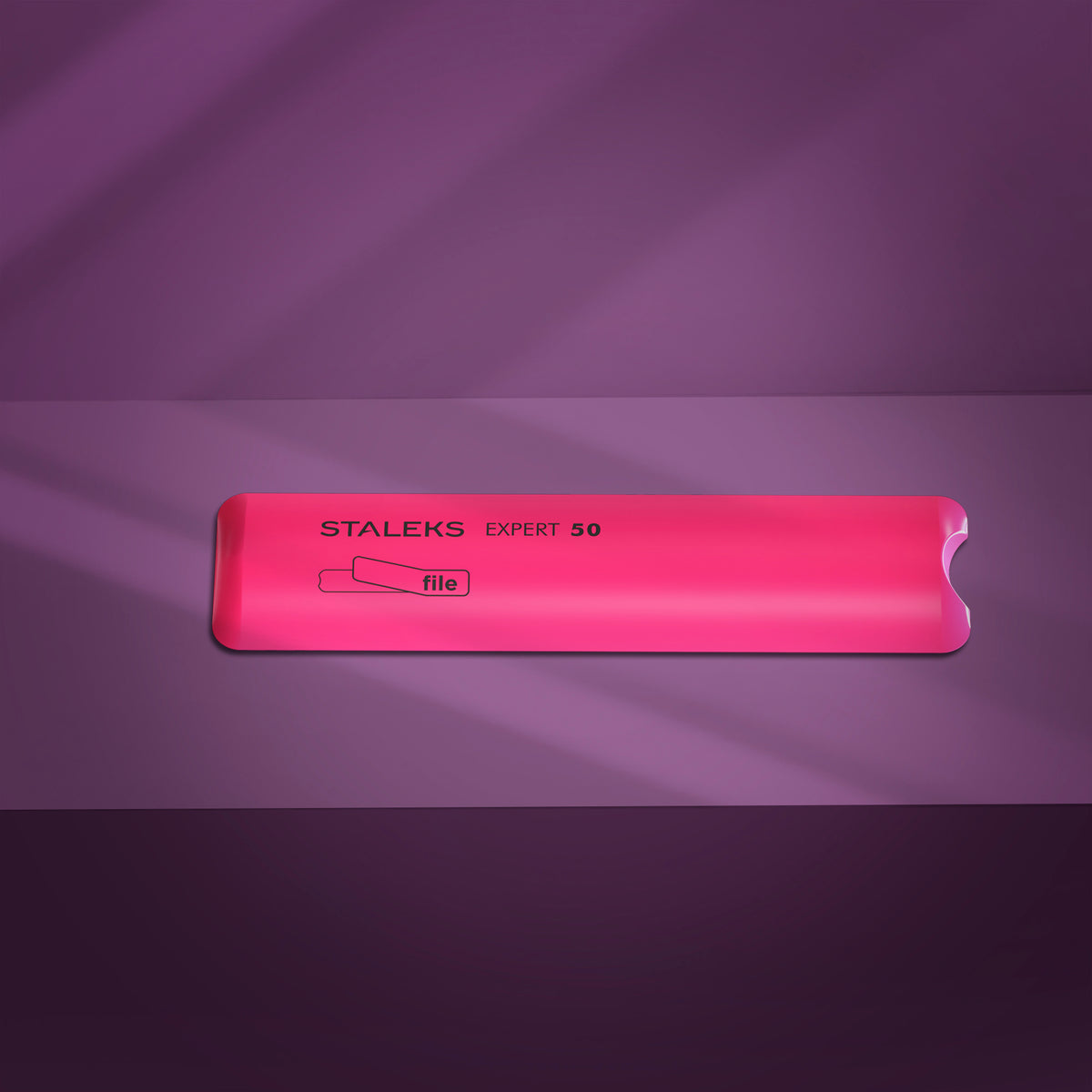 STALEKS EXPERT 50 Base para limas plástica biselada corta (76 mm)