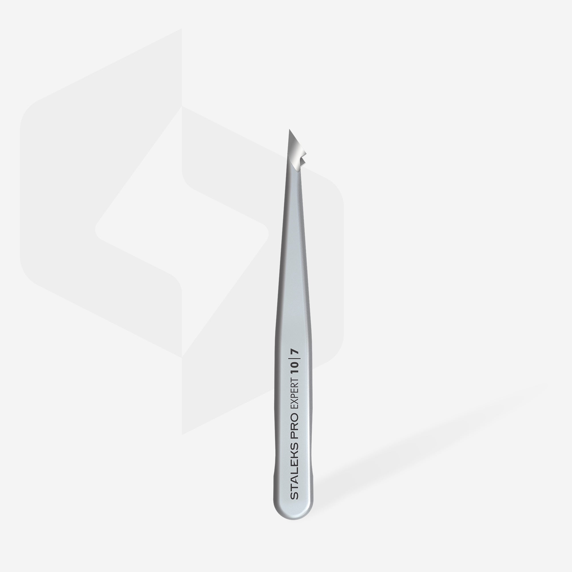 STALEKS EXPERT 10 TYPE 7 Professionelle Augenbrauenpinzette, schräg und spitz