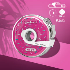 Disposable white abrasive tape EXPERT in a plastic case