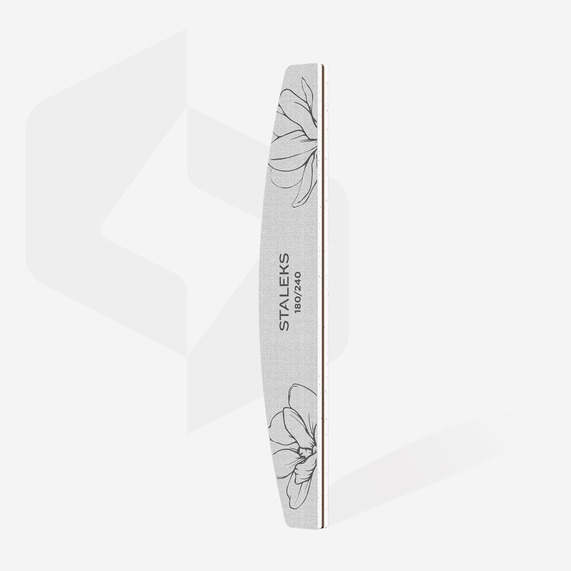 STALEKS EXPERT 40 Crescent mineral nail file, 180/240 grit (1 pc)