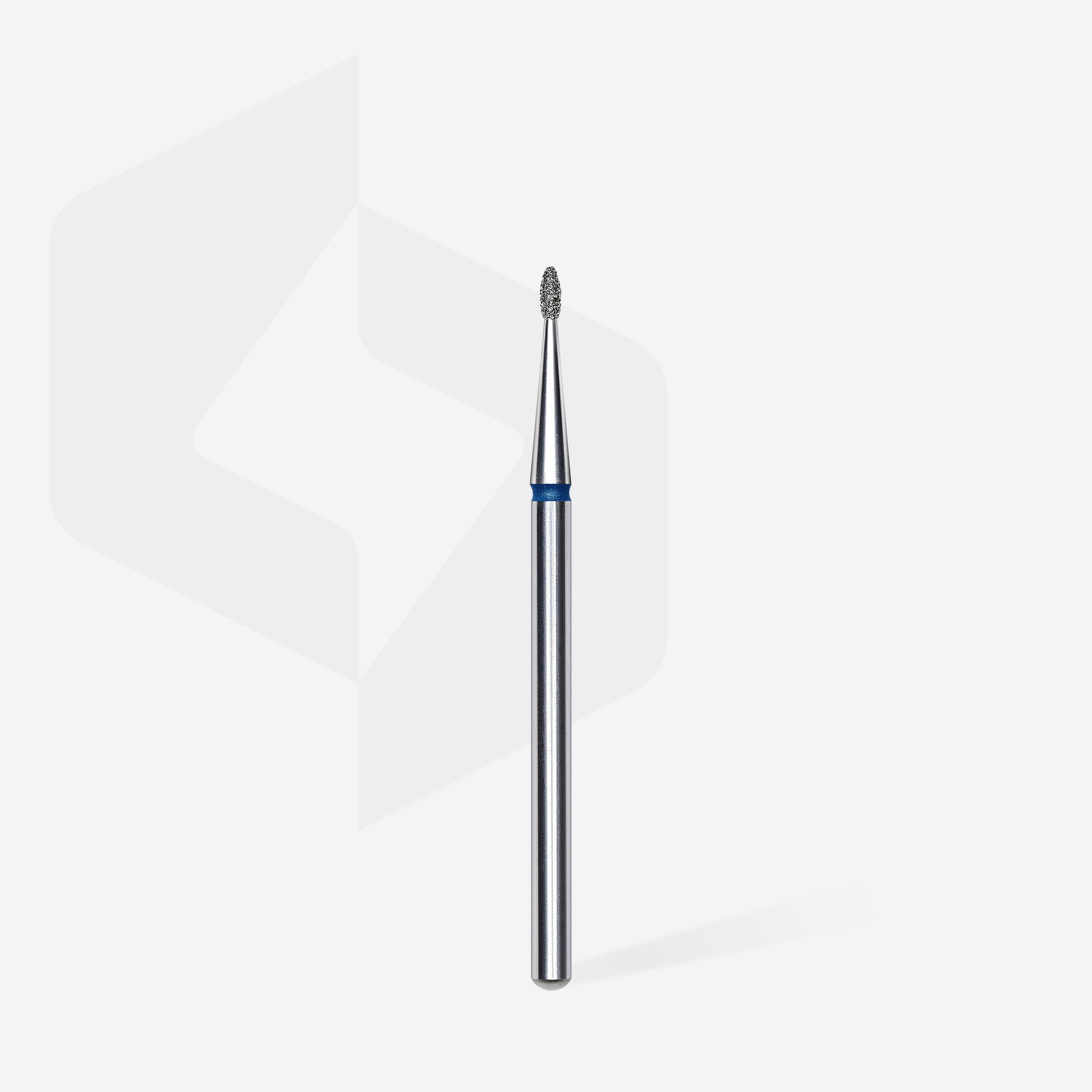 STALEKS EXPERT Freza diamantată «rinichi rotunjit» albastră, diametru 1,2 mm, partea activă 3 mm