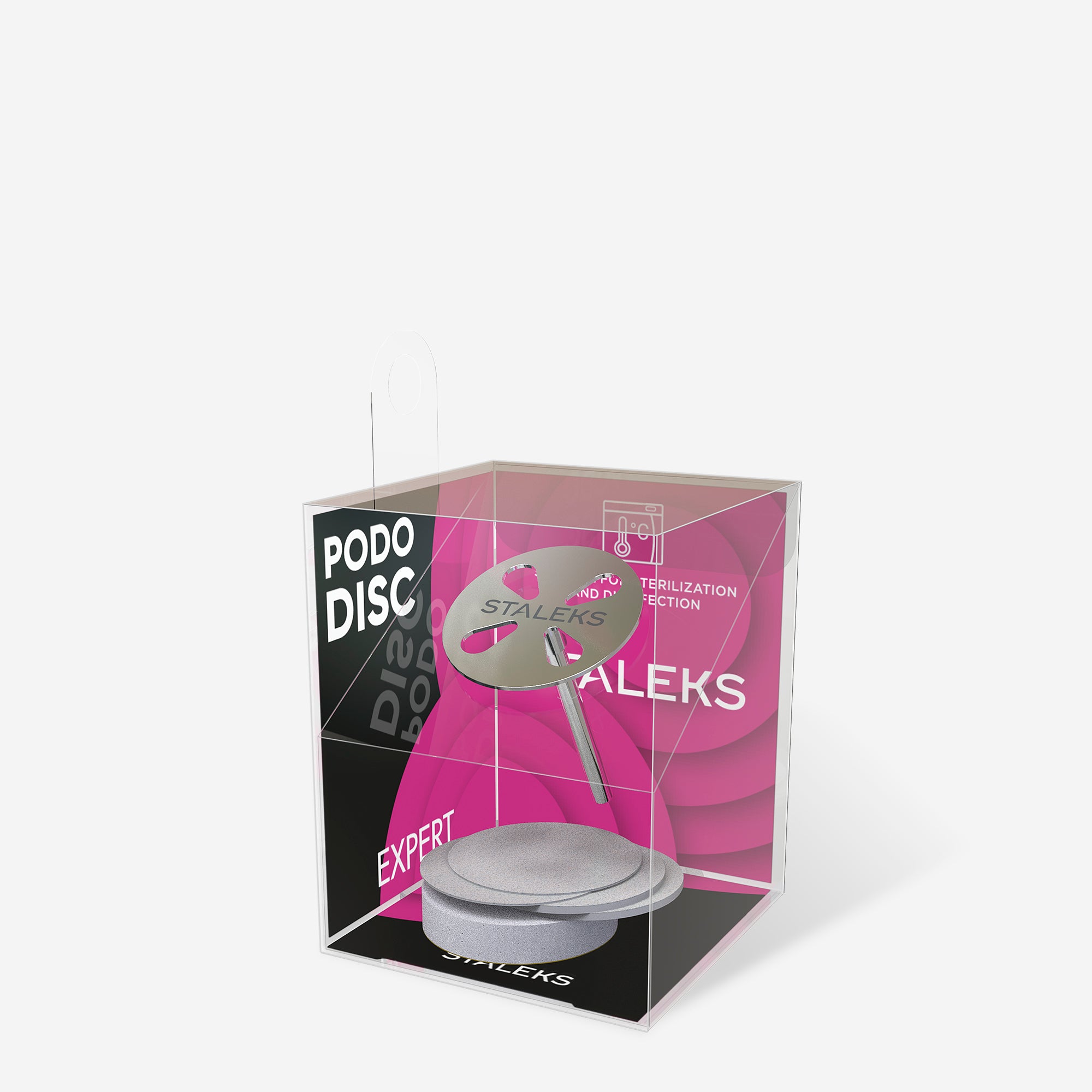 STALEKS EXPERT PODODISC M Disco per pedicure con lime intercambiabili, grana 180, 20 mm (5 pz)