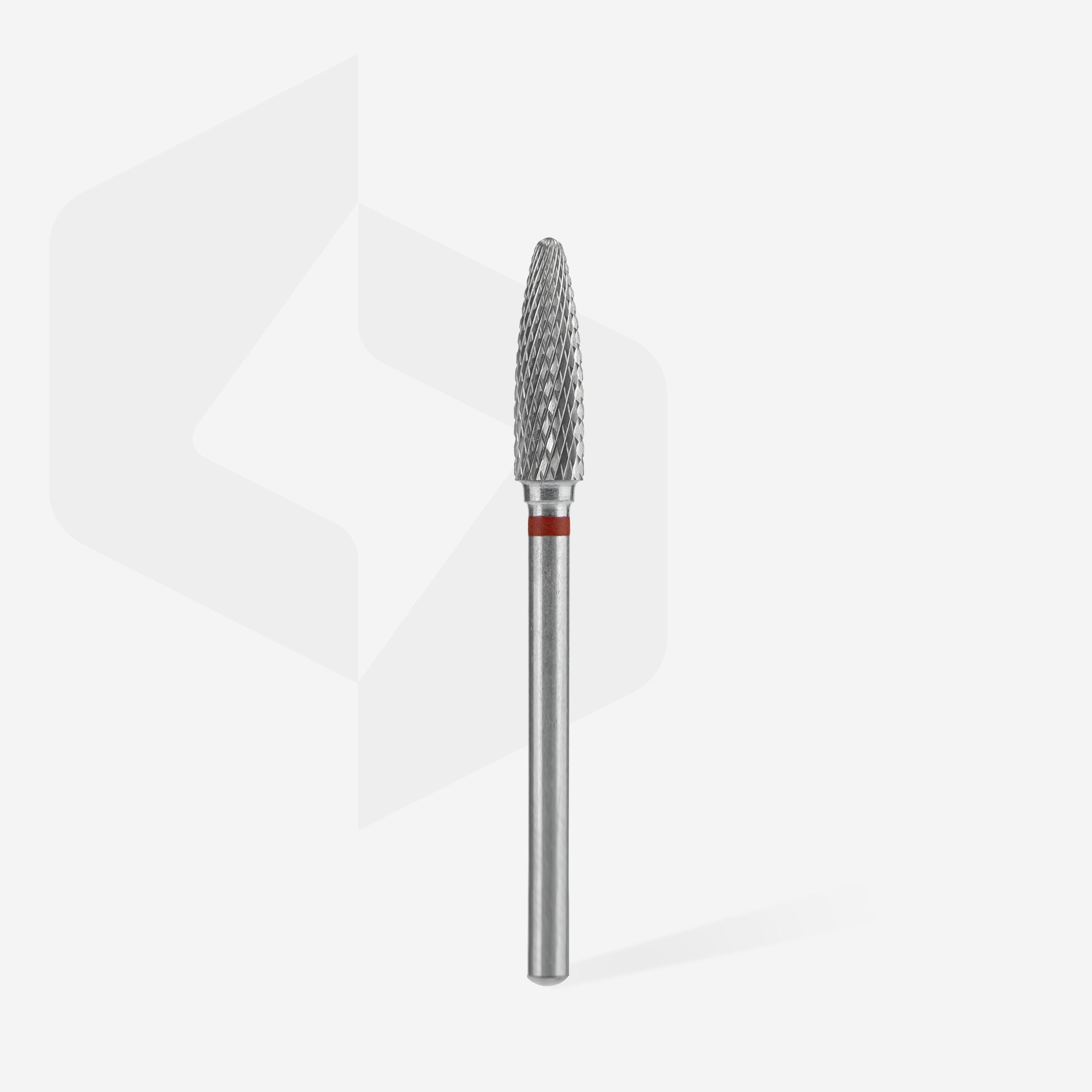 STALEKS EXPERT Sert alaşım mısır freze, kırmızı, çap 4 mm, çalışma kısmı 14 mm
