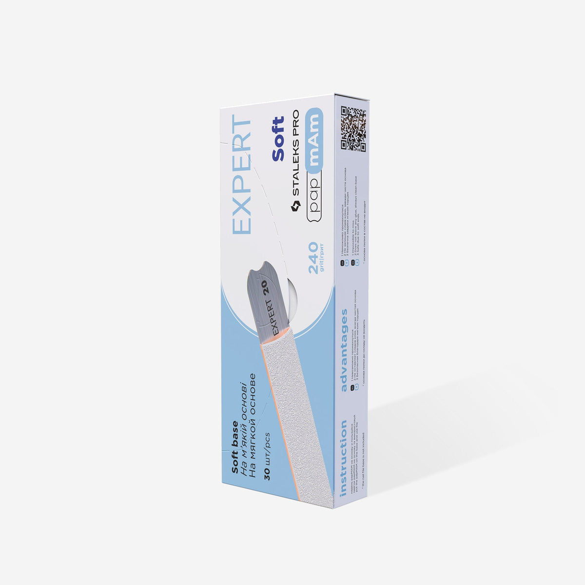 STALEKS EXPERT 20 papmAm Ανταλλακτικά αρχεία για άμεση λίμανση με μαλακή βάση, 240 γκριτ (25 τεμ.)