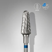 STALEKS EXPERT Sert alaşım kesik koni freze, mavi, çap 6 mm, çalışma kısmı 14 mm