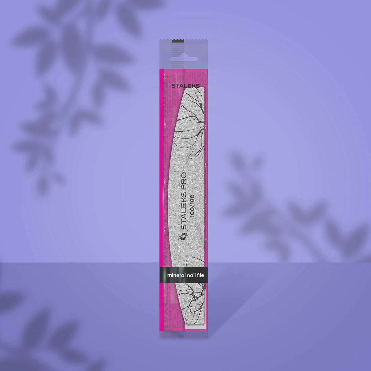 Halbmondförmige mineralische Nagelfeile EXPERT 40, 100/180 Grit