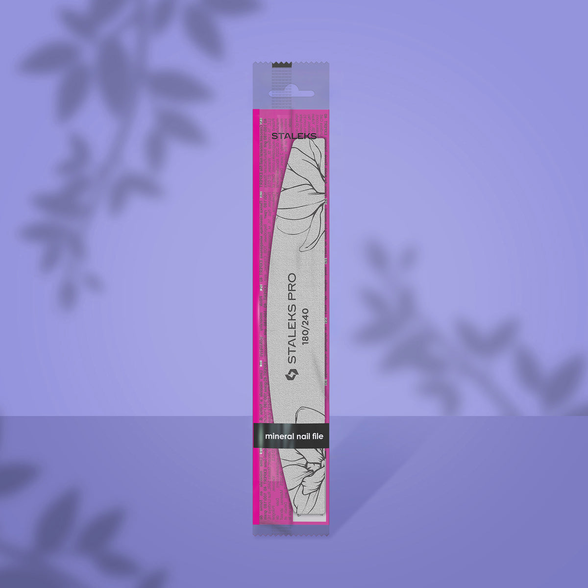 Halbmondförmige mineralische Nagelfeile EXPERT 40, 180/240 Grit