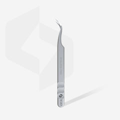 Professional eyelash tweezers with fiber tips EXPERT 45 TYPE 1 (curved)