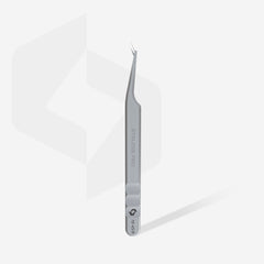 Professional eyelash tweezers with fiber tips EXPERT 45 TYPE 8 (mini L)