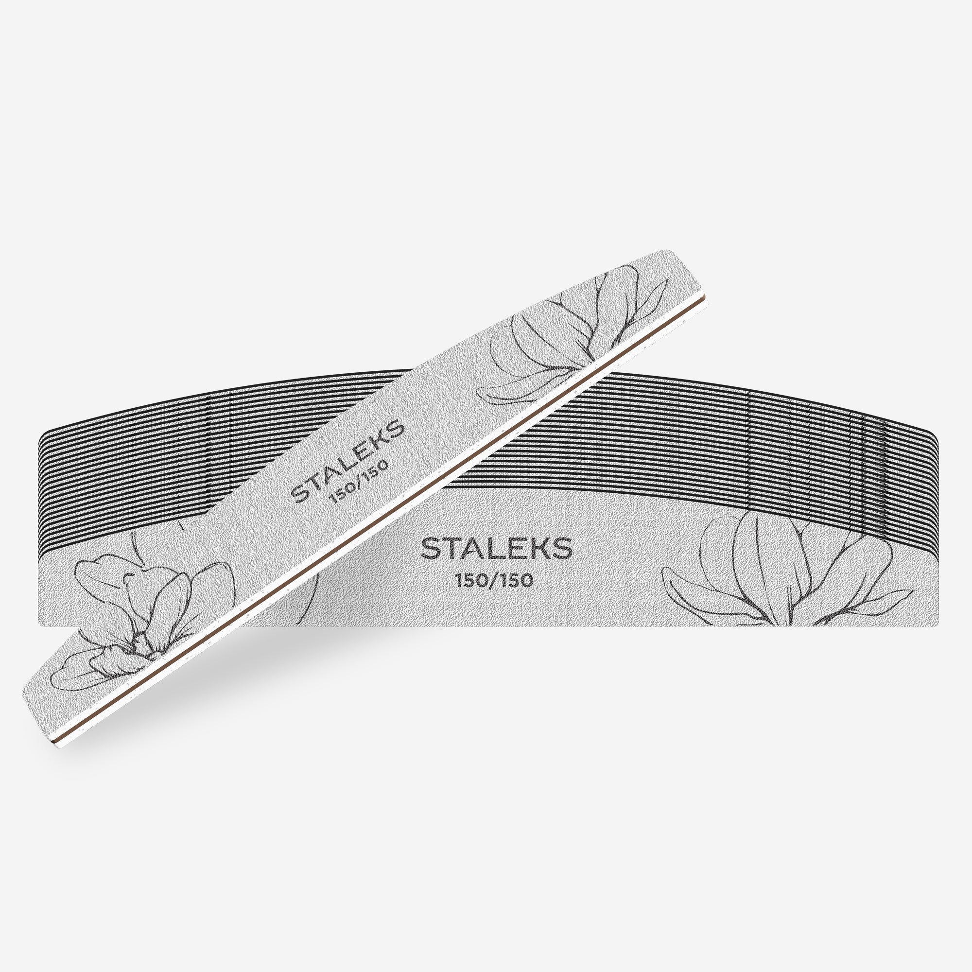 STALEKS EXPERT 40 Pilită minerală pentru unghii în formă de semilună, granulozitate 150/150 (25 buc.)