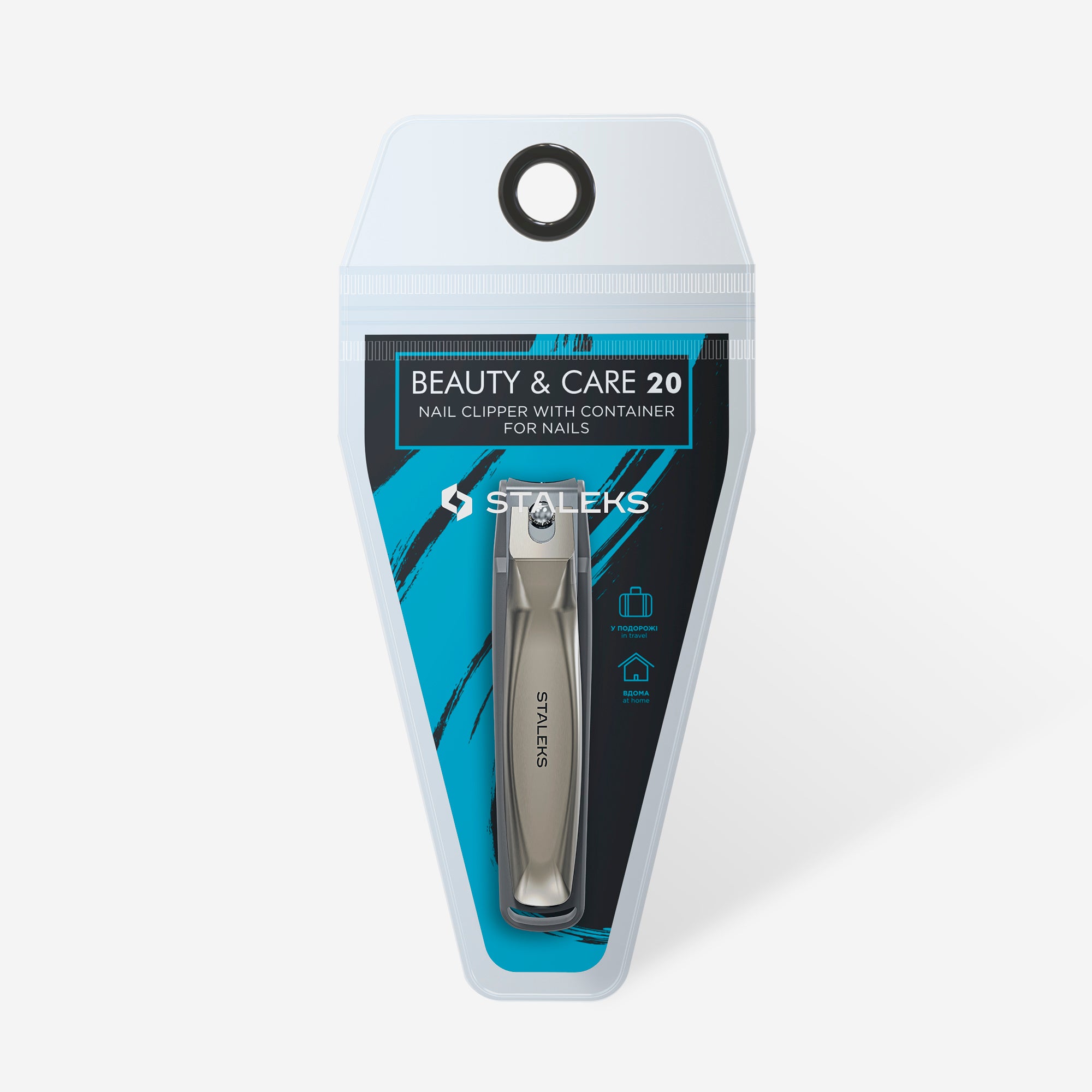 STALEKS BEAUTY & CARE 20 Clește pentru unghii cu container
