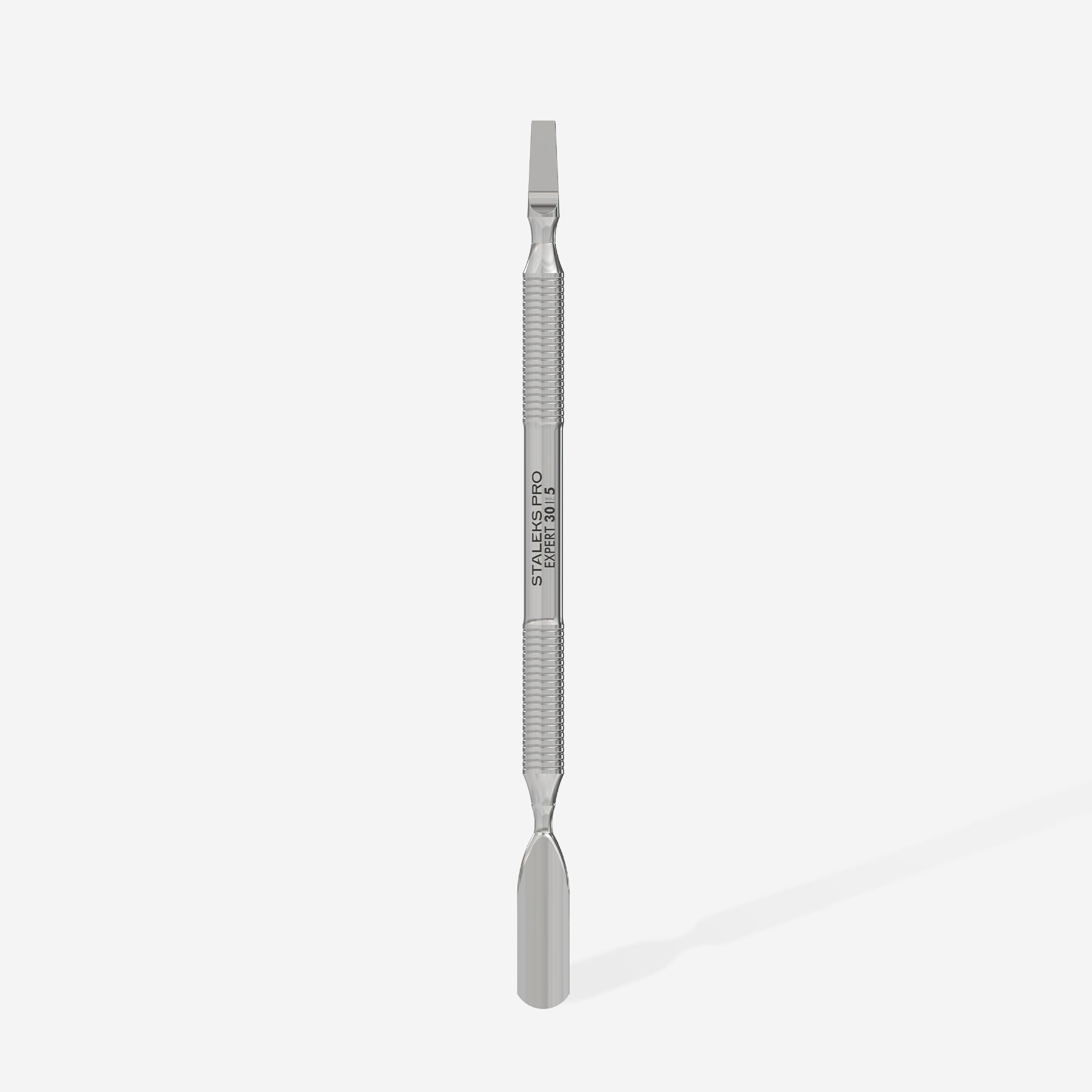 Empurrador de manicura EXPERT 30 TYPE 5 (empurrador largo arredondado e lâmina larga reta)