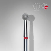 STALEKS EXPERT Diamond nail drill bit ball red, head diameter 4 mm