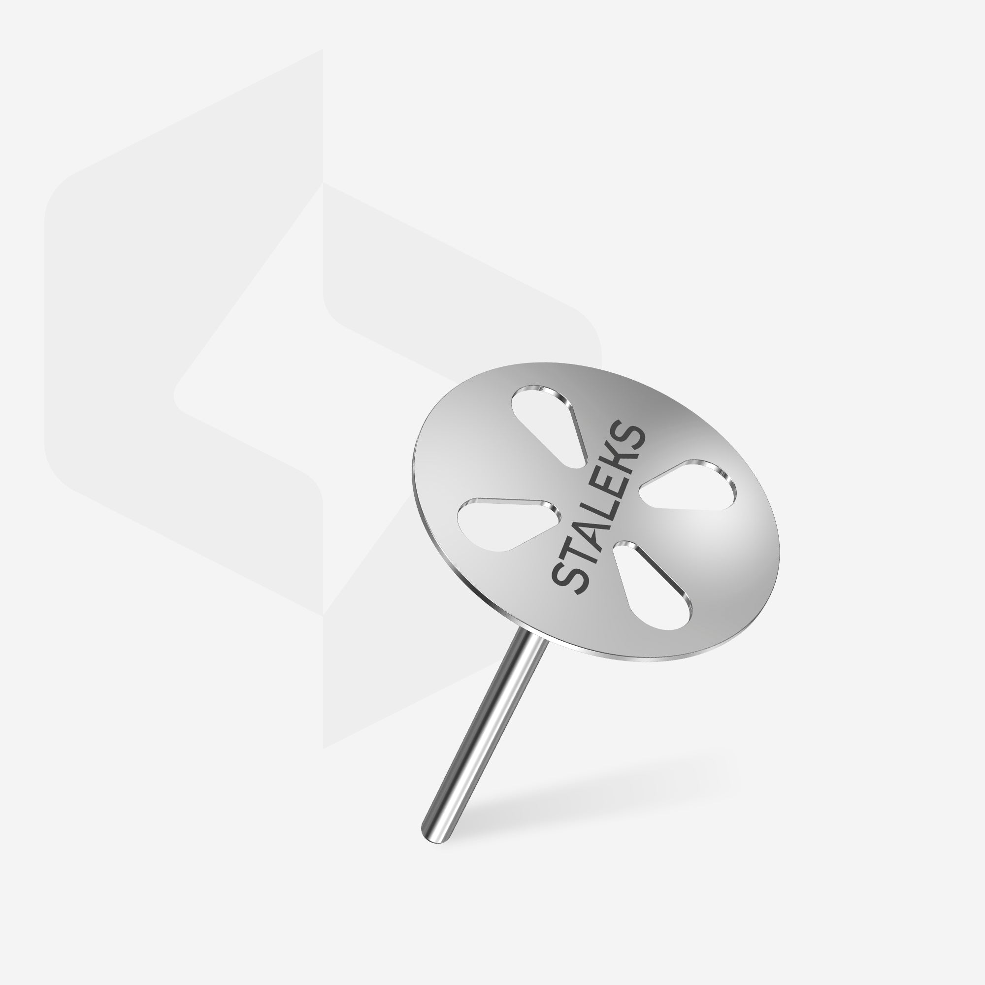 STALEKS EXPERT PODODISC L Disque de pédicure allongé avec limes de rechange, grain 180, 25 mm (5 pièces)