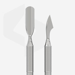 Spatola per manicure (pusher largo arrotondato + ascia)  EXPERT 30 TYPE 3