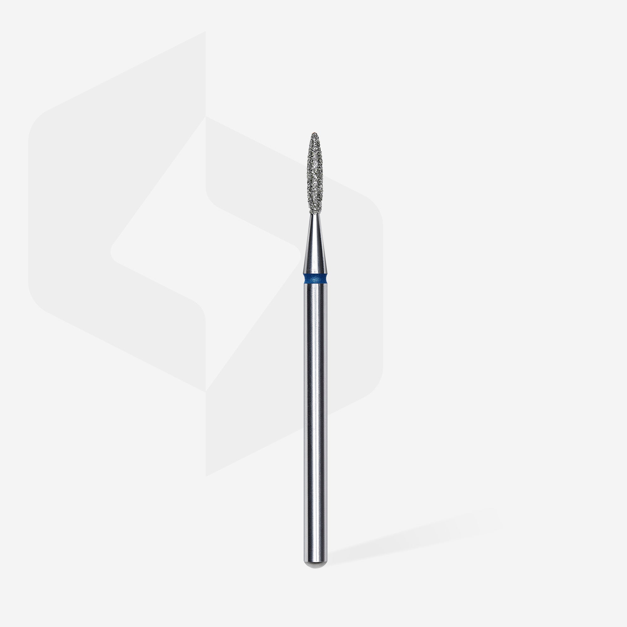 STALEKS EXPERT Freza diamantată «flacără» ascuțită albastră, diametru 1,6 mm, partea de lucru 8 mm