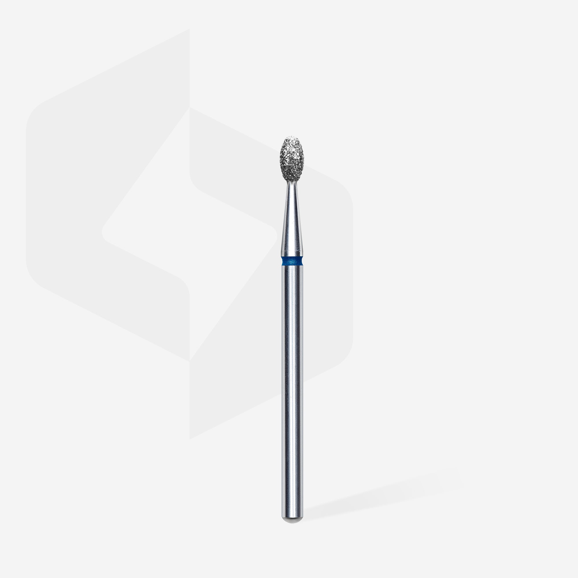 STALEKS EXPERT Diamond nail drill bit olive blue, head diameter 2,5 mm, working part 5 mm