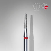 STALEKS EXPERT Elmas freze, kesik koni, kırmızı, çap 1,8 mm, çalışma kısmı 8 mm