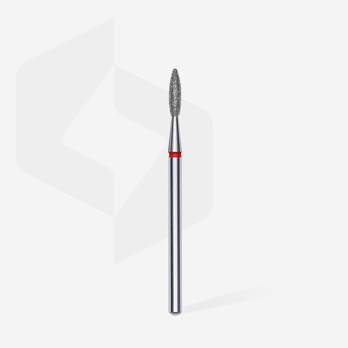 STALEKS EXPERT Fraise diamantée « Flamme » rouge, diamètre 2,1 mm, partie active 8 mm