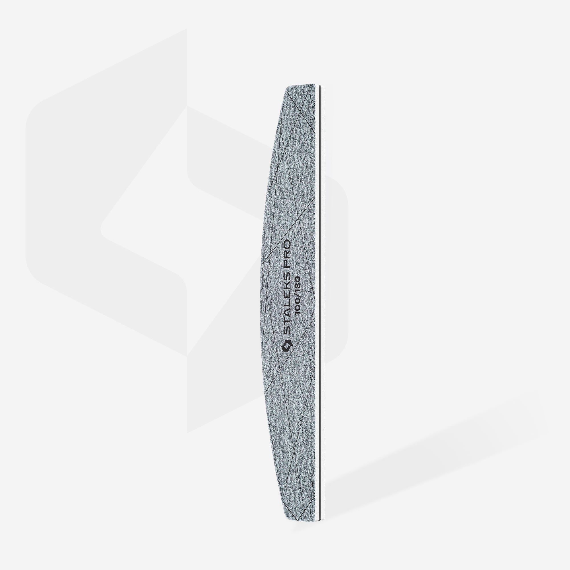 STALEKS SMART 40 Pilă minerală pentru unghii, semilună, granulație 100/180 (25 buc)