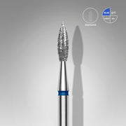 STALEKS EXPERT Elmas freze sivri alev mavi, çap 2,3 mm, çalışma kısmı 8 mm