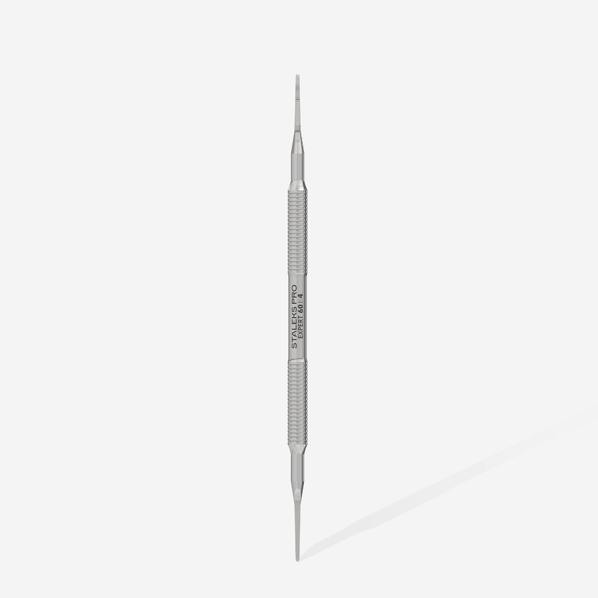 Pedicure toenail file EXPERT 60 TYPE 4 (straight narrow nail file and narrow file with a bent end)