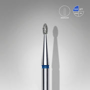 STALEKS EXPERT Elmas freze, yuvarlak tomurcuk, mavi, çap 1,6 mm, çalışma kısmı 3,4 mm