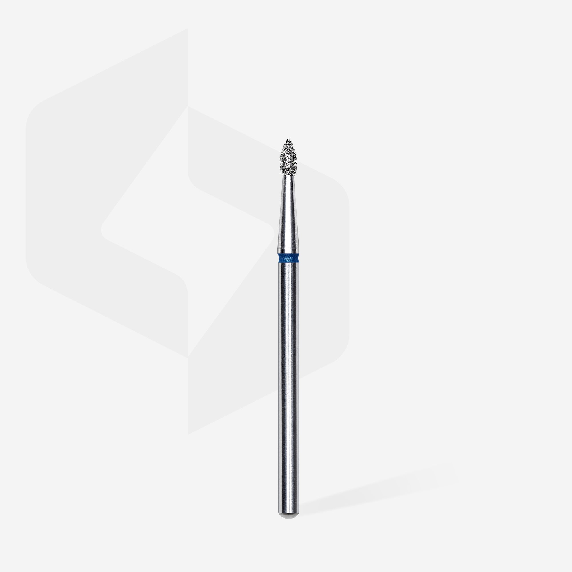 STALEKS EXPERT Elmas freze, sivri tomurcuk, mavi, çap 1,8 mm, çalışma kısmı 4 mm