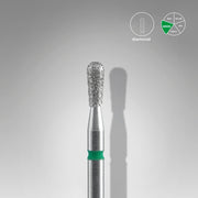 STALEKS EXPERT Elmas frez "kibrit" yeşil, çap 2,3 mm, çalışma kısmı 5 mm