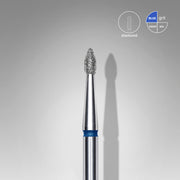 STALEKS EXPERT Fresa diamantata Gemma acuta blu, diametro 1,8 mm, parte lavorativa 4 mm