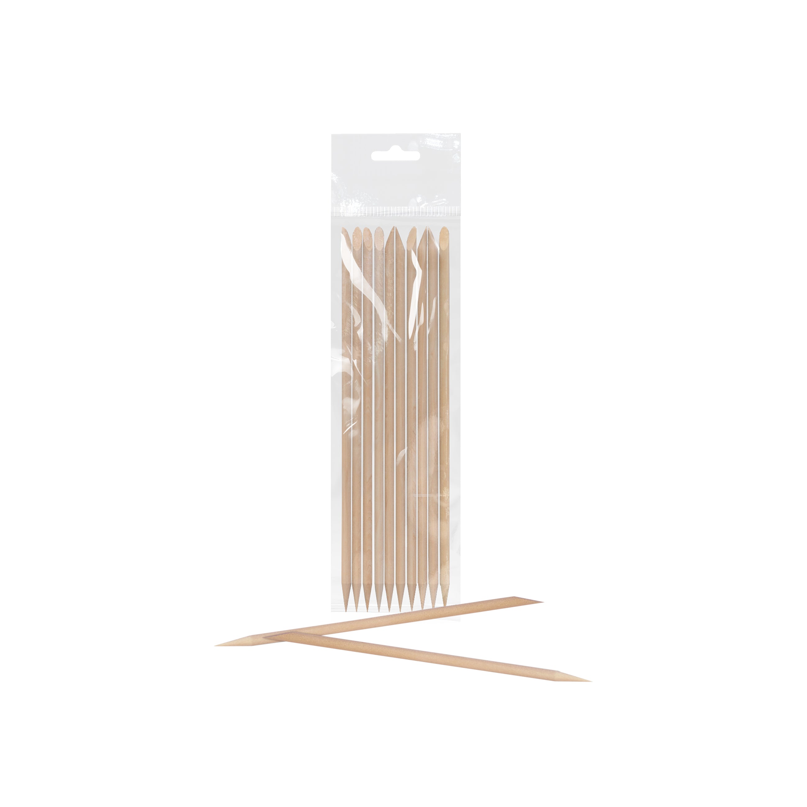 Orange stick STALEKS PRO for manicure, wooden 150 mm