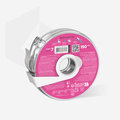 Disposable white abrasive tape EXPERT in a plastic case