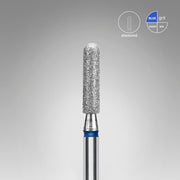 STALEKS EXPERT Elmas freze, yuvarlak silindir, mavi, çap 2,5 mm, çalışma kısmı 10 mm